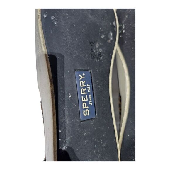 SPERRY "Seaside"‎ Leopard Slip On Sneaker - Size 9 1/2 - Picture 7 of 9